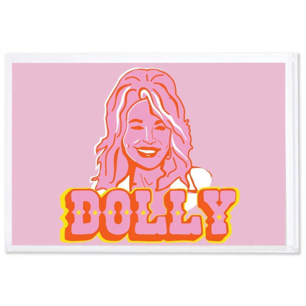 NEW TART BY TAYLOR dolly tray - small in pink